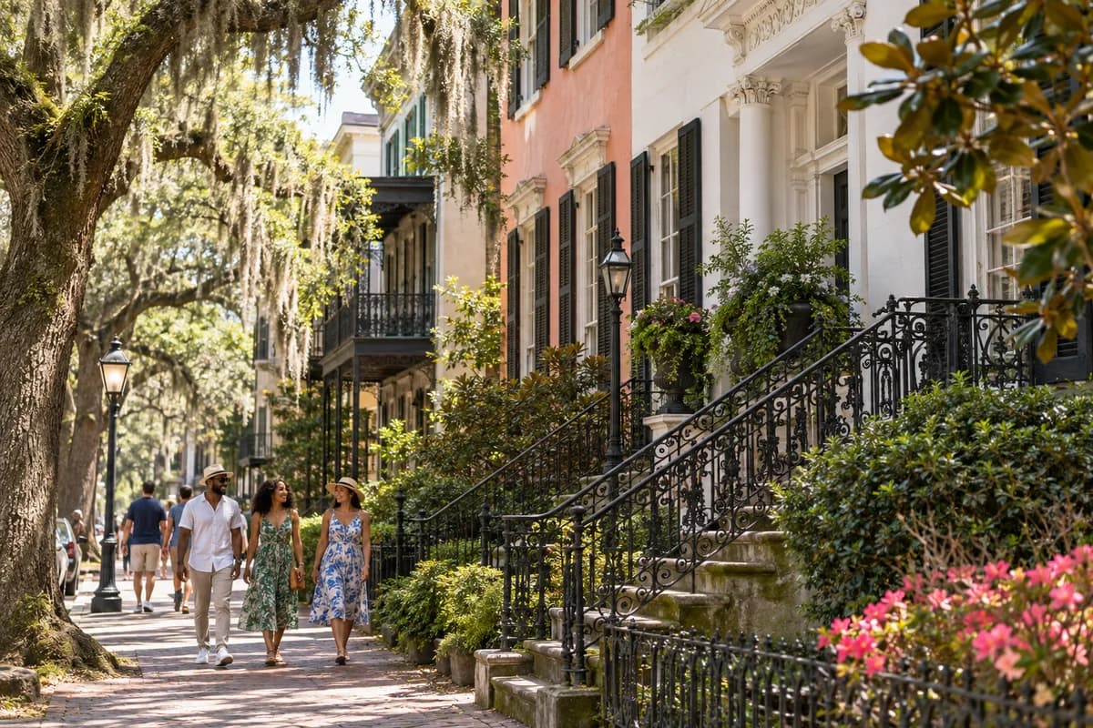 Representative view for Starland District Walk in Savannah